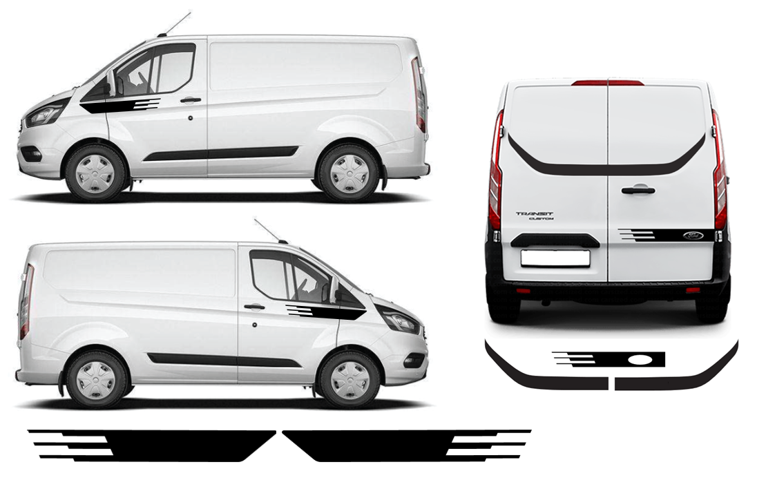 Ford Transit Custom Graphics Kit 2012-2023