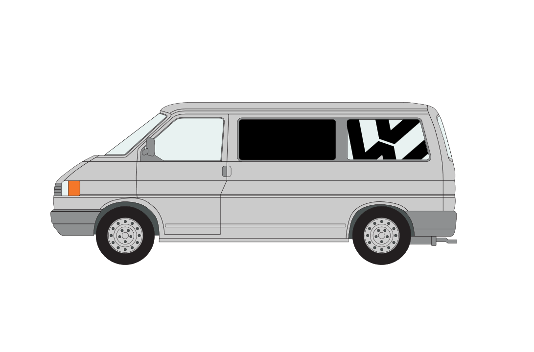 VW Transporter 1990-2003 Rear Graphics