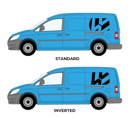 VW Caddy 2010-2015 MAXI Rear Graphics