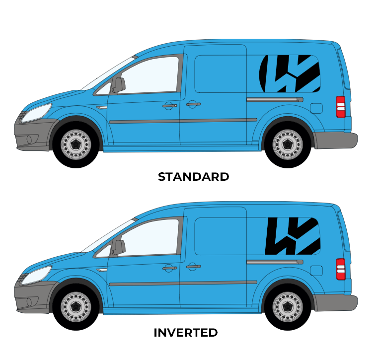 VW Caddy 2015-2021 MAXI Rear Graphics