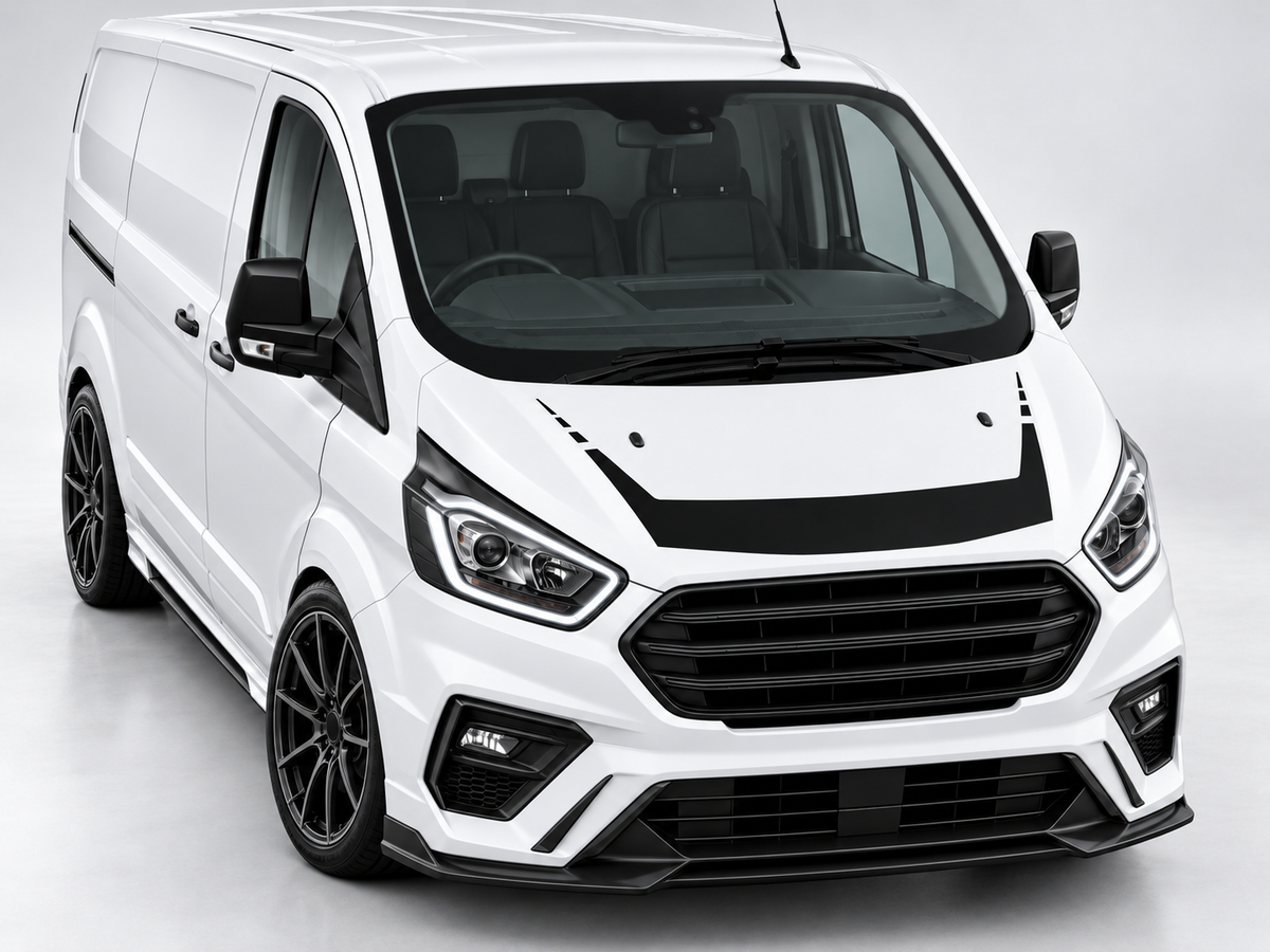 Ford Transit Custom 2012 - 2023 Graphics Bonnet -01