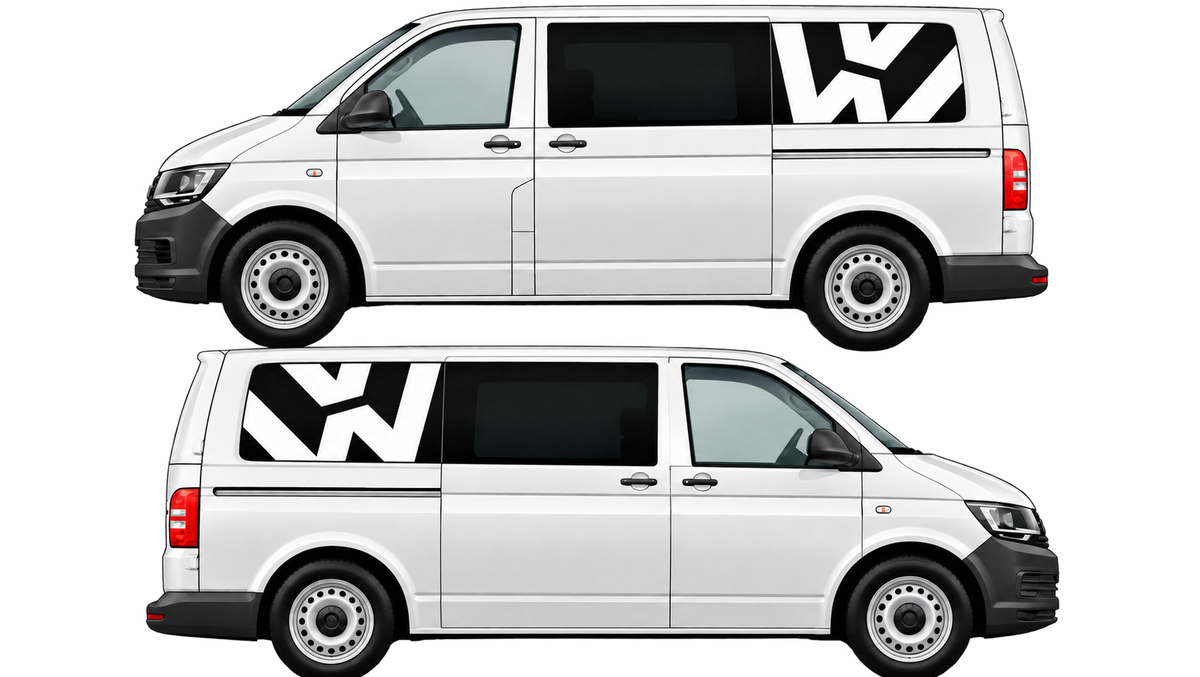 VW Transporter 2009-2015 Rear Graphics