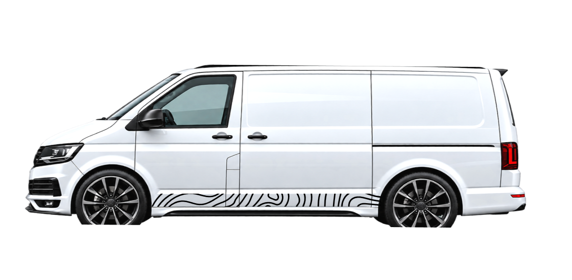 VW Transporter - Side Topographic Sills