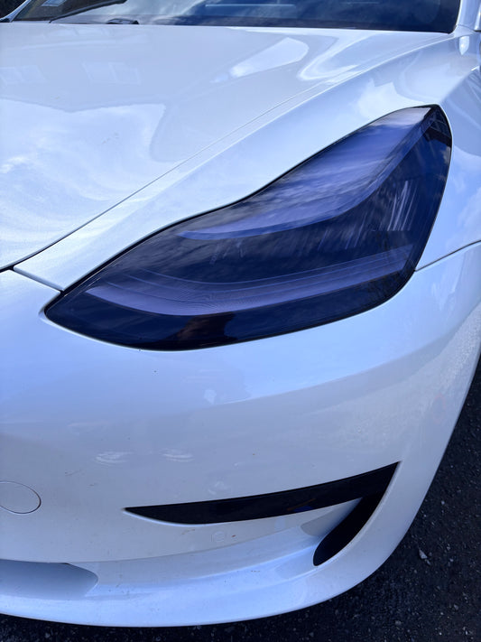 Premium  PPF Headlight PPF Film - TPU Self-Healing Gloss - Medium Smoke