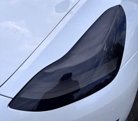 Premium  PPF Headlight PPF Film - TPU Self-Healing Gloss - Dark Smoke