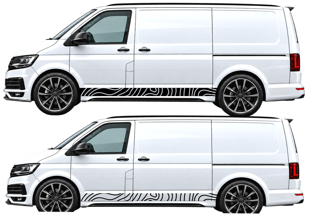 VW Transporter - Side Topographic Sills