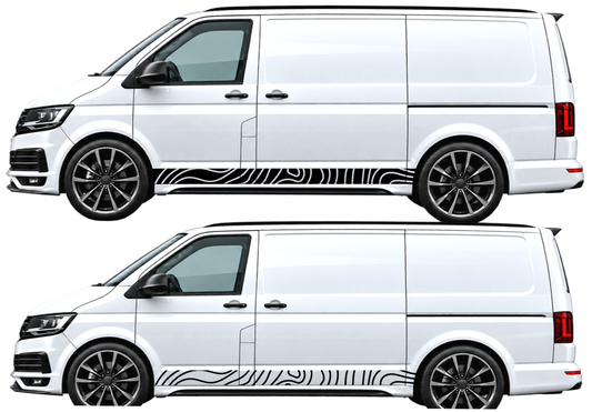 VW Transporter - Side Topographic Sills