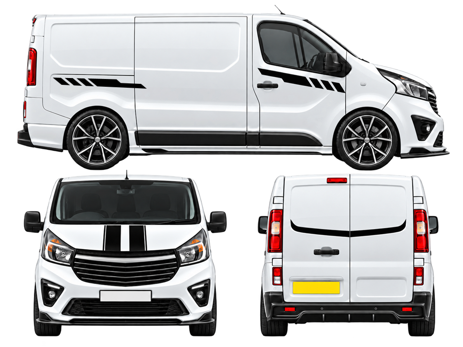 Renault Trafic 2021 Onwards Graphics Kit - 05