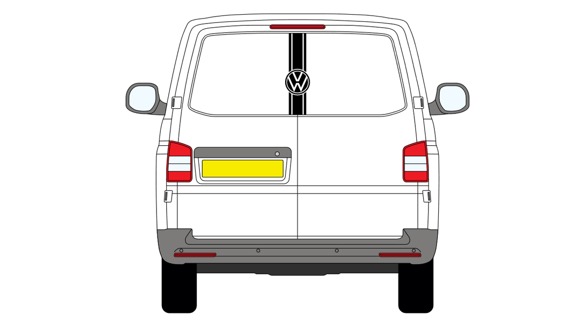 VW Transporter  Rear Graphics - 1
