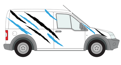 Ford Transit Connect -  Tiger Stripes Graphics