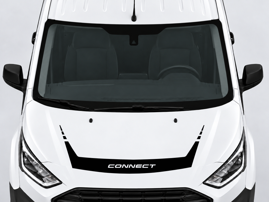 Ford Transit Connect 2013 - 2024 Graphics Bonnet With text