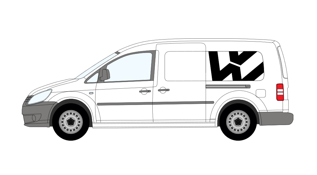 VW Caddy 2010-2015 Maxi Graphics