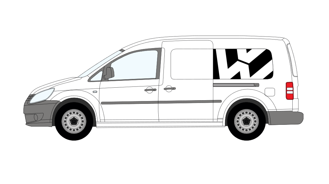 VW Caddy 2010-2015 Maxi Graphics