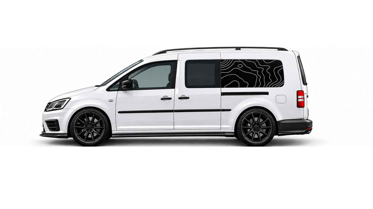 VW Caddy 2010-2015 Maxi Graphics - Topographic