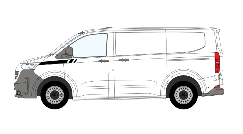VW Transporter T7 2025 onwards Wing Graphics