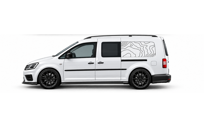 VW Caddy 2010-2015 Maxi Graphics - Topographic