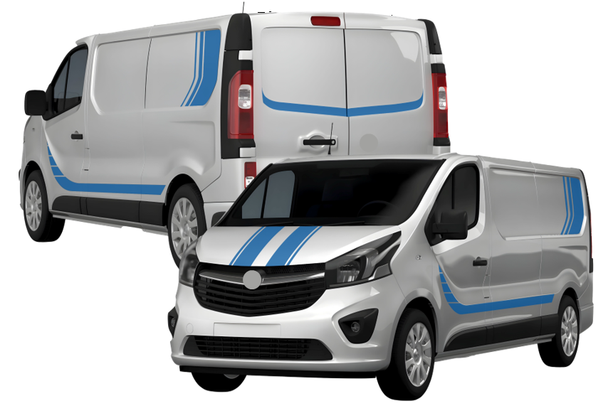 Renault Trafic Graphics Kit 2021 Onwards - 01