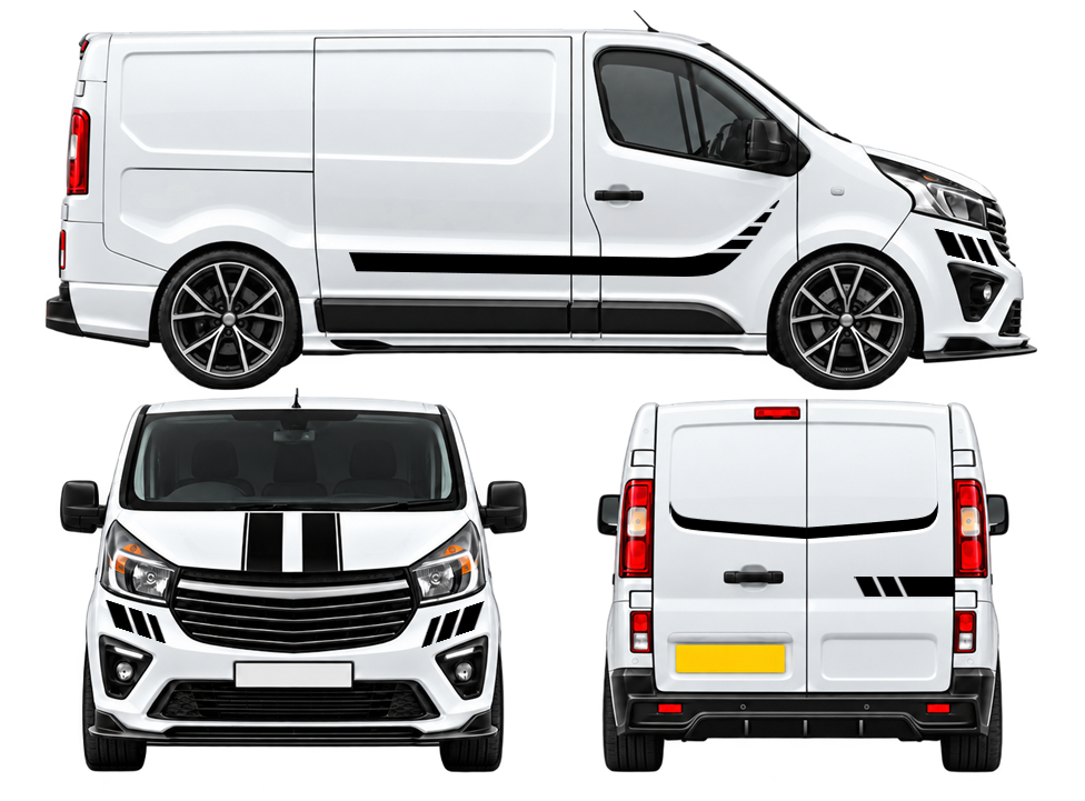 Renault Trafic 2021 Onwards Graphics Kit - 03