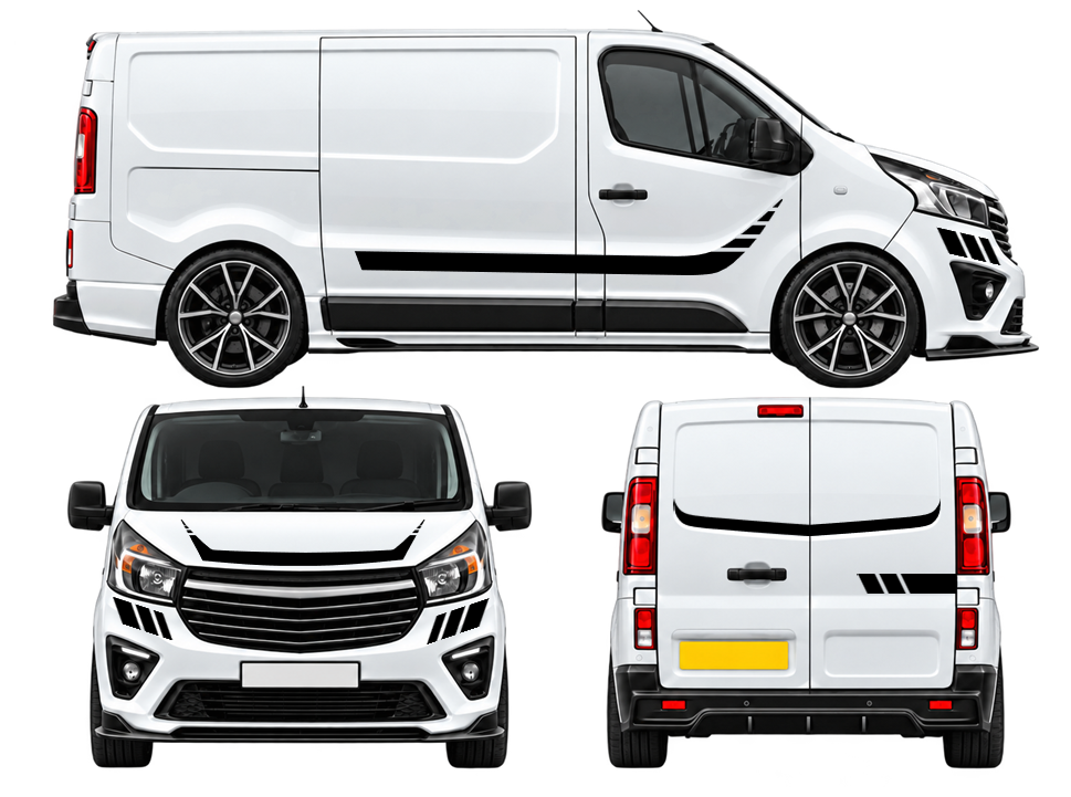 Renault Trafic 2014 - 2021 Graphics Kit - 04